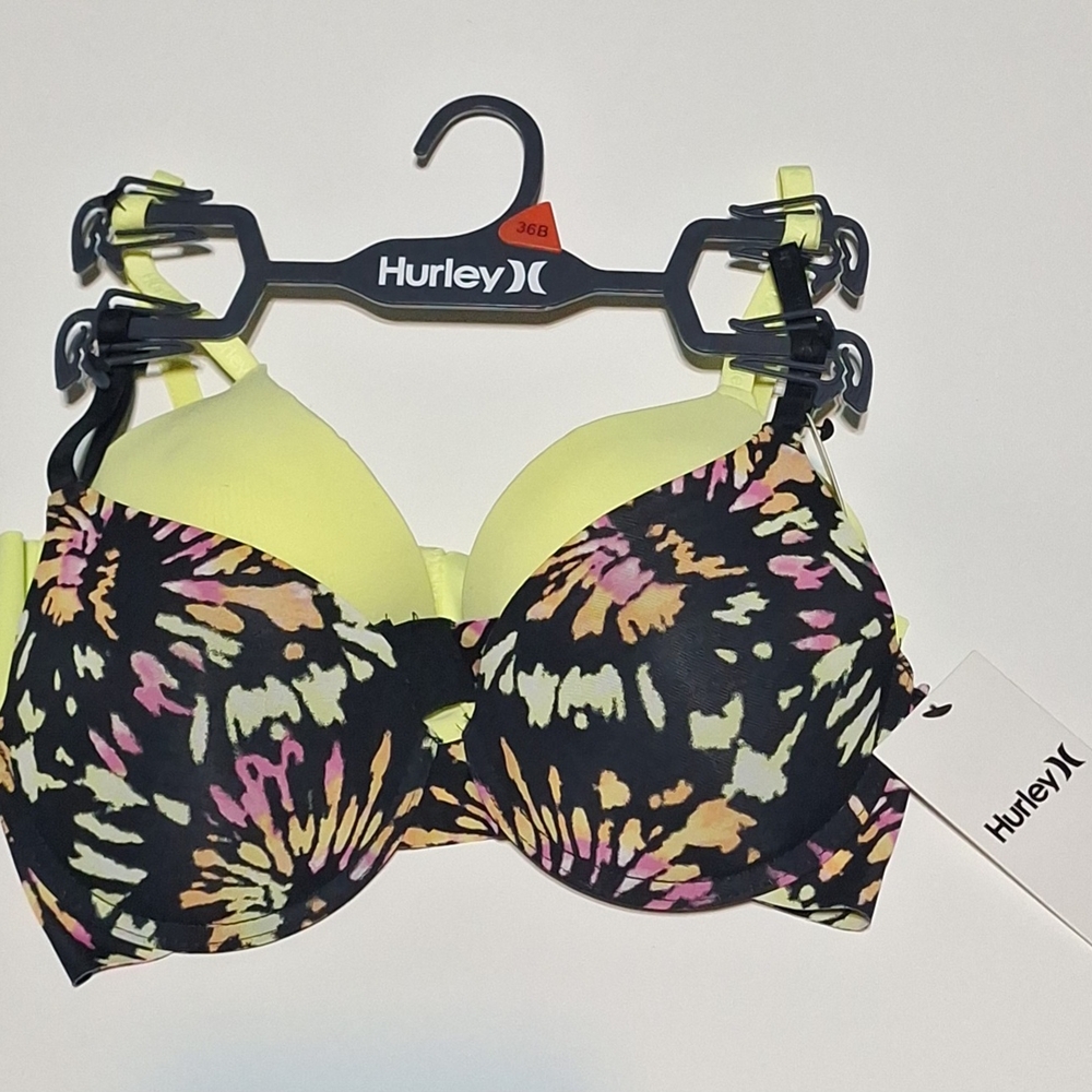 Hurley Women's Vibrant Tie-Dye Bra